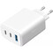 Фото - Мережевий зарядний пристрій Proove Silicone Power 2 (2xUSB-C, 1USB) 67W White (WCSP26120002) | click.ua