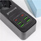 Фото - Фільтр живлення Proove Power Socket P-03 3 розетки, 4USB + 2USB-C, 2500W, 2 м, Black (PSP342420001) | click.ua