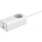 Фото - Фільтр живлення Proove Power Strip PD-02 1 розетка, 3USB (2USB-C + 1USB) 65W, 1,5 м, White (PSP165210001) | click.ua