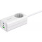 Фото - Фільтр живлення Proove Power Strip PD-02 1 розетка, 3USB (2USB-C + 1USB) 65W, 1,5 м, White (PSP165210001) | click.ua
