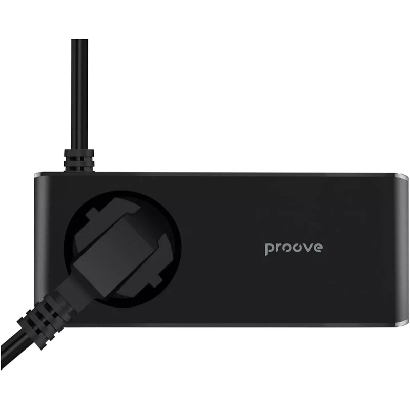 Фільтр живлення Proove Homester Pro 1 розетка, 2USB + 2USB-C (65W), 1,5 м, Black (PSHP25002201)
