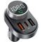 Фото - Автомобільний зарядний пристрій + FM-трансмітер Proove FM Launcher Sound Link 30W PD + QC3.0 Type-C + USB Black (FMSL30110001) | click.ua