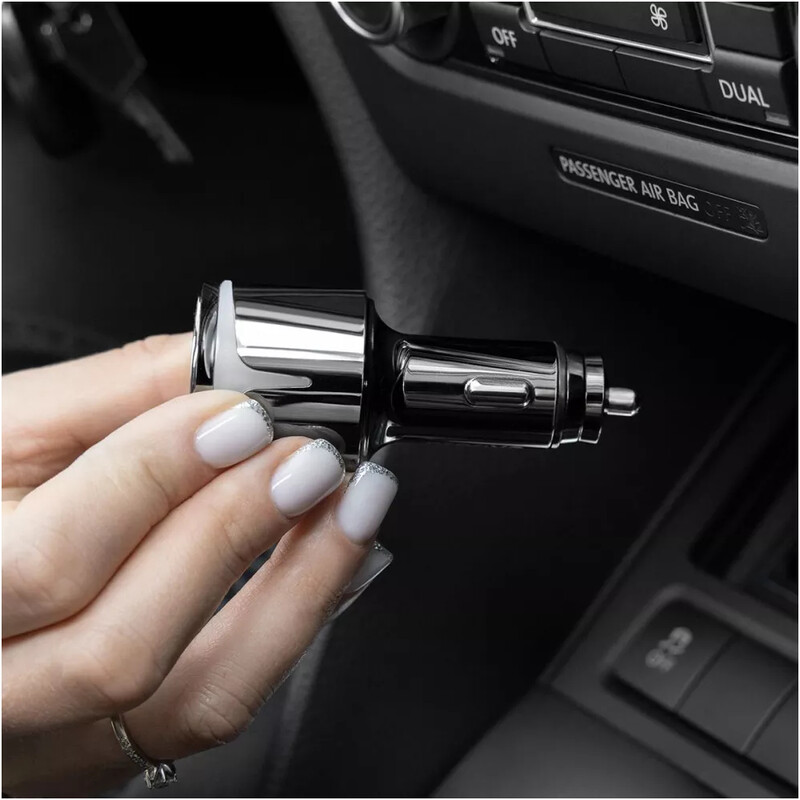 Автомобільний зарядний пристрій + FM-трансмітер Proove FM Launcher Nexus 2xUSB + Type-C 30W Black (FMNX30110001)