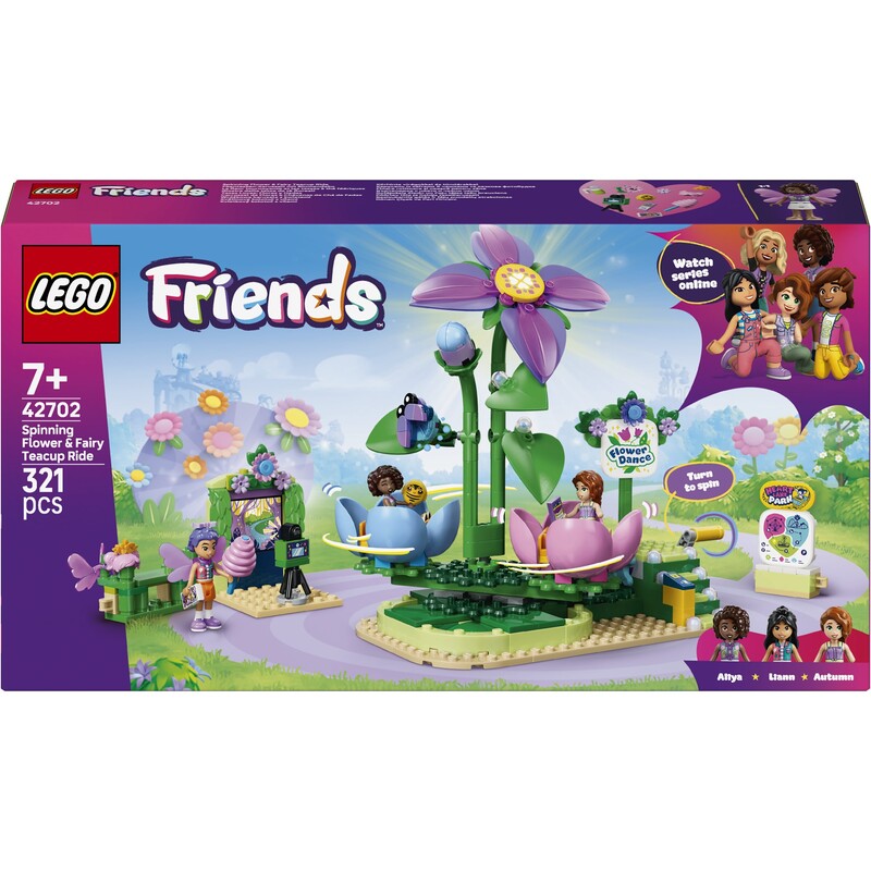 Конструктор LEGO Friends Карусель с цветами и чашками и сказочная фотобудка (42702)