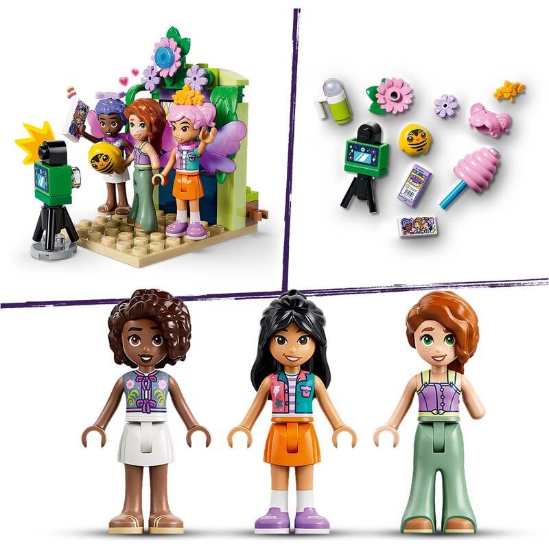 Конструктор LEGO Friends Карусель с цветами и чашками и сказочная фотобудка (42702)