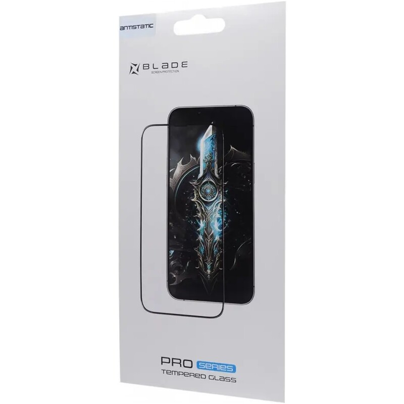 Защитное стекло Blade Antistatic Series Full Glue для iPhone 17 Pro black (2003000248944)