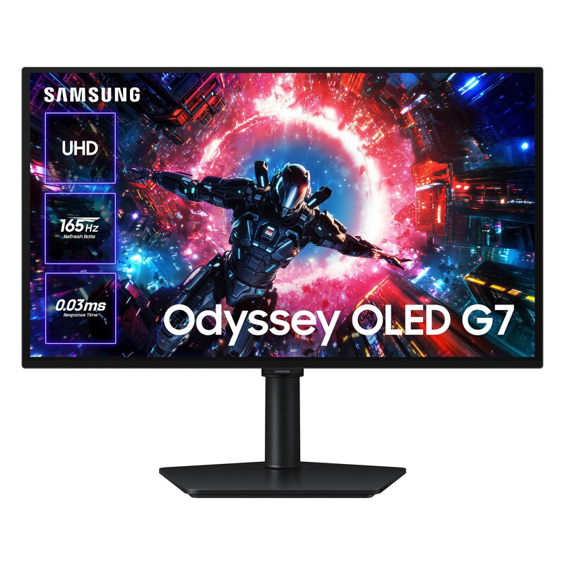 Монитор Samsung 27" Odyssey OLED G7 (LS27HG702SIXUA) Black 165Hz