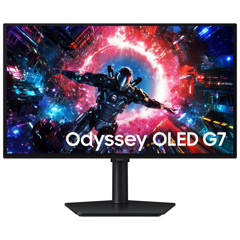 Монiтор Samsung 27" Odyssey OLED G7 (LS27HG702SIXUA) Black 165Hz