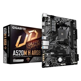 Материнська плата Gigabyte A520M H ARGB Socket AM4