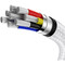 Фото - Кабель Baseus Cafule Metal USB Type-C - USB Type-C (M/M), 100W, 2 м, White (CATJK-D02) | click.ua