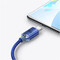 Фото - Кабель Baseus Crystal Shine Series Fast Charging USB Type-A - USB Type-C (M/M), 100W, 2 м, Blue (CAJY000503) | click.ua