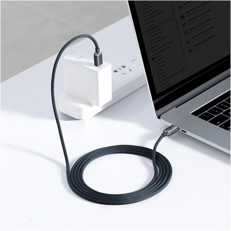 Кабель Baseus Crystal Shine Series Fast Charging USB Type-C - USB Type-C (M/M), 100W, 2 м, Black (CAJY000701)