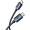 Фото - Кабель Baseus Crystal Shine Series Fast Charging USB Type-C - USB Type-C (M/M), 100W, 2 м, Black (CAJY000701) | click.ua