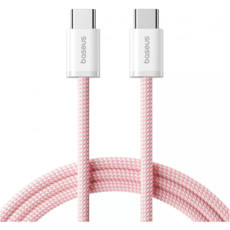Кабель Baseus Dynamic 4 Fast Charging USB Type-C - USB Type-C (M/M), 100W, 1 м, Pink (P10381400411-00)