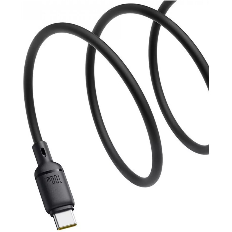 Кабель Baseus Silky Series Fast Charging USB Type-A - USB Type-C (M/M), 100W, 2 м, Black (P10377703113-01)