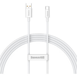 Кабель Baseus Superior Series Fast Charging Data USB Type-A - USB Type-C (M/M), 100W, 1 м, White (P10320102214-01)