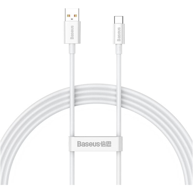 Кабель Baseus Superior Series Fast Charging Data USB Type-A - USB Type-C (M/M), 100W, 1 м, White (P10320102214-01)