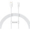 Фото - Кабель Baseus Superior Series Fast Charging Data USB Type-A - USB Type-C (M/M), 100W, 1 м, White (P10320102214-01) | click.ua