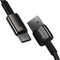 Фото - Кабель Baseus Tungsten Gold Fast Charging Data USB Type-A - USB Type-C (M/M), 100W, 2 м, Black (CAWJ000101) | click.ua