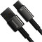 Фото - Кабель Baseus Tungsten Gold Fast Charging Data USB Type-A - USB Type-C (M/M), 100W, 2 м, Black (CAWJ000101) | click.ua
