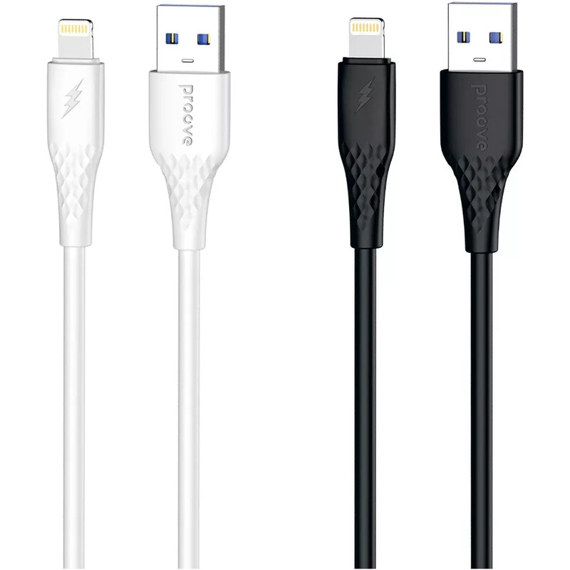 Кабель Proove GridLine USB-A to Lightning 12W 1 м, White (CCGL12001102)