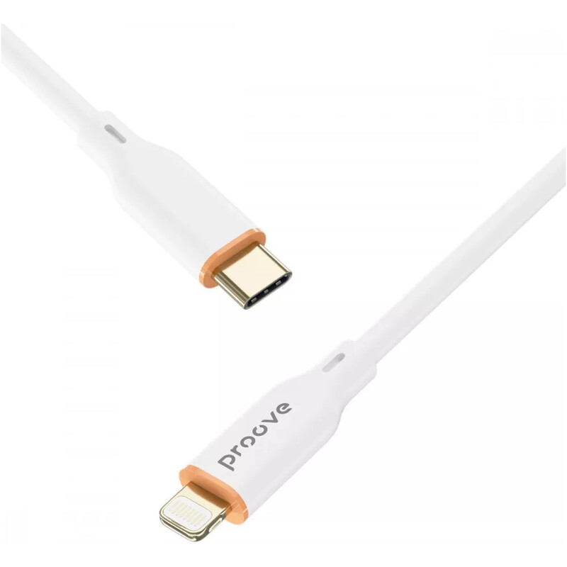 Кабель Proove Jelly Silicone USB Type-C to Lightning 27W 1 м, White (CCJS27002102)