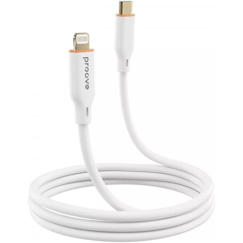 Кабель Proove Jelly Silicone USB Type-C to Lightning 27W 1 м, White (CCJS27002102)
