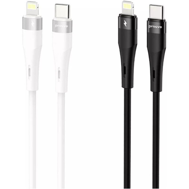 Кабель Proove Light Silicone Plus USB Type-C to Lightning 27W 1 м, White (CCLS27002102)