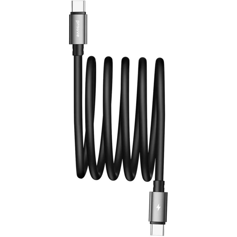 Кабель Proove Magneto USB Type-C to USB Type-C 60W 1 м, Black (CCMA60002201)