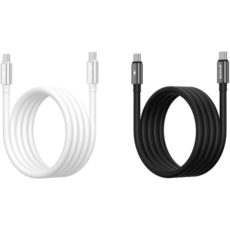 Кабель Proove Magneto USB Type-C to USB Type-C 60W 1 м, White (CCMA60002202)
