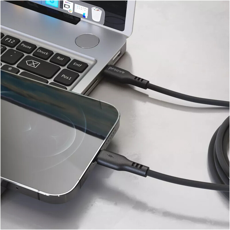 Кабель Proove Rebirth USB Type-C to Lightning 27W 1 м, Black (CCRE60002101)