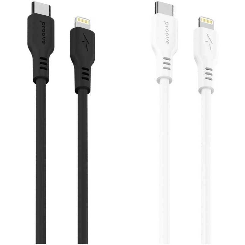 Кабель Proove Rebirth USB Type-C to Lightning 27W 1 м, White (CCRE27002102)