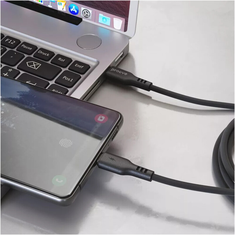 Кабель Proove Rebirth USB Type-C to USB Type-C 60W 1 м, Black (CCRE60002201)