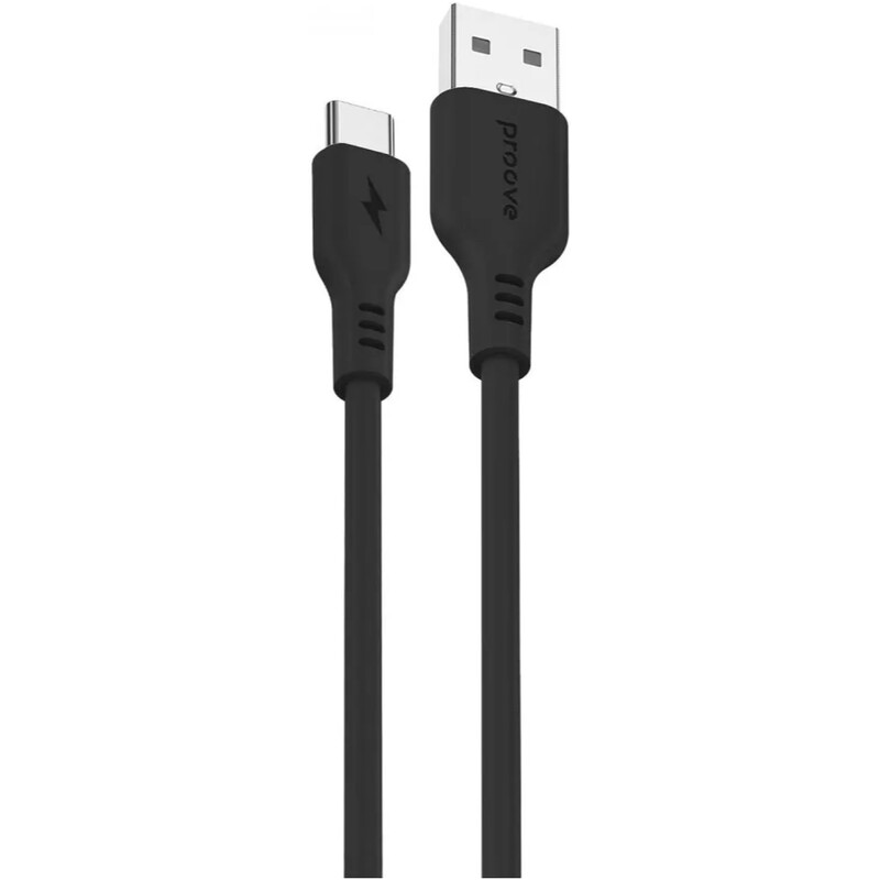 Кабель Proove Rebirth USB-A to USB Type-C 12W 1 м, Black (CCRE60001201)
