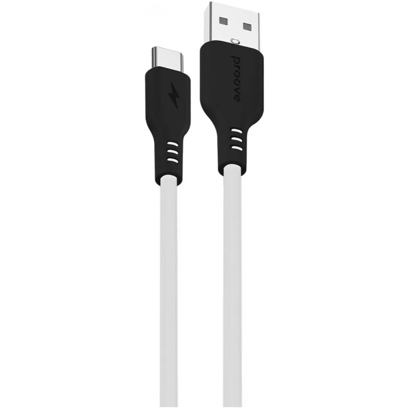 Кабель Proove Rebirth USB-A to USB Type-C 12W 1 м, Black/White (CCRE60001202)