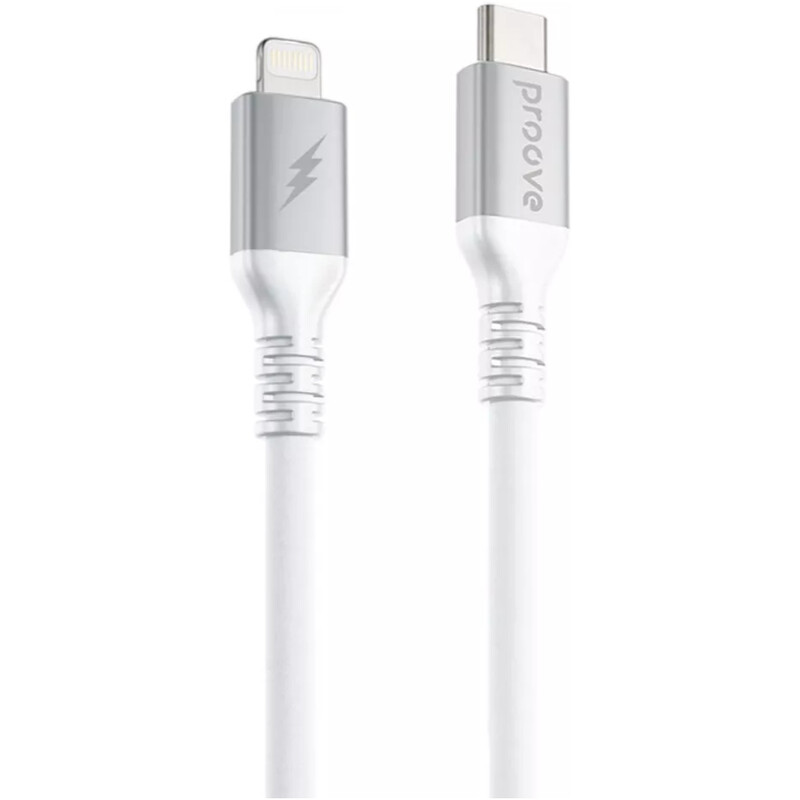 Кабель Proove ReGen Silicone USB Type-C to Lightning 27W 2 м, White (CCRS60002122)