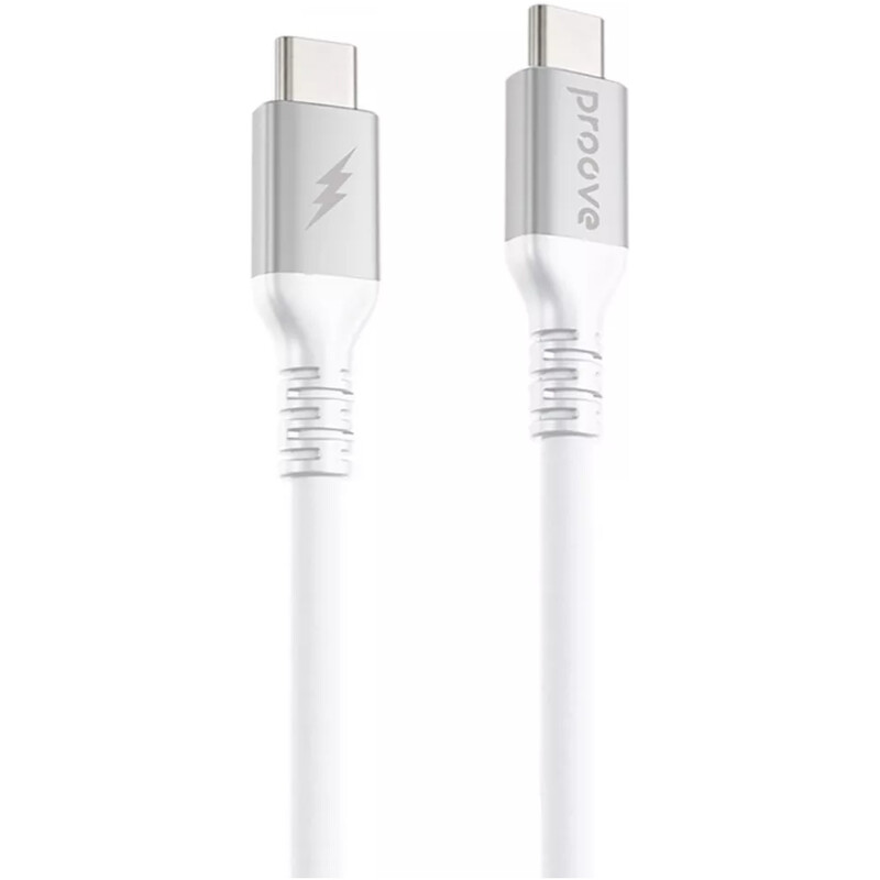 Кабель Proove ReGen Silicone USB Type-C to USB Type-C 60W 1 м, White (CCRS60002202)