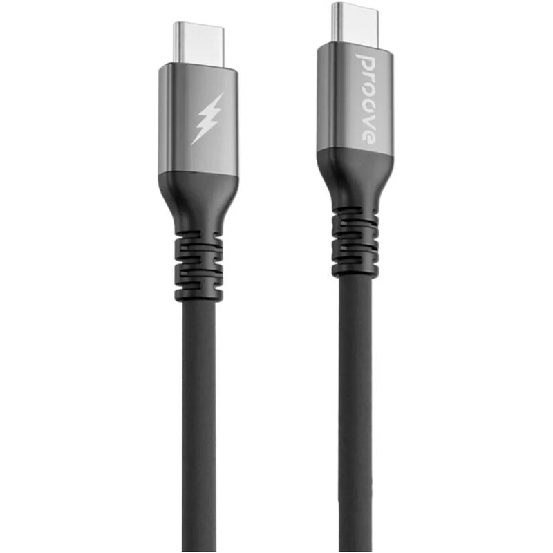 Кабель Proove ReGen Silicone USB Type-C to USB Type-C 60W 2 м, Black (CCRS60002221)
