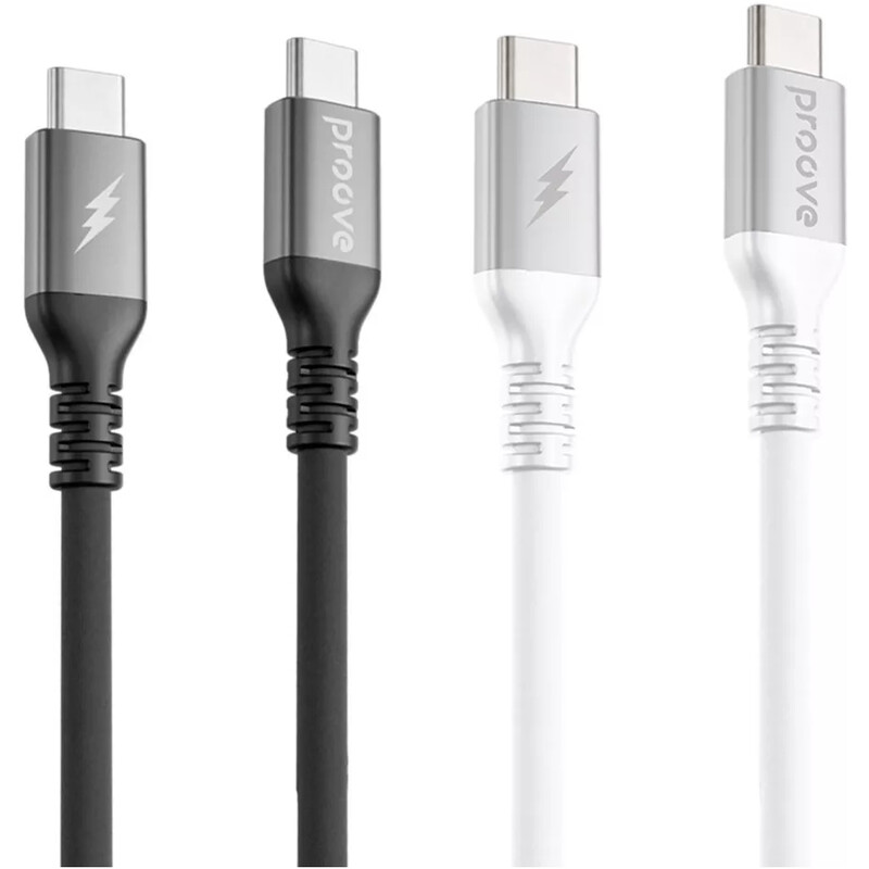 Кабель Proove ReGen Silicone USB Type-C to USB Type-C 60W 2 м, White (CCRS60002222)