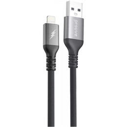 Кабель Proove ReGen Silicone USB-A to Lightning 12W 1 м, Black (CCRS12001101)