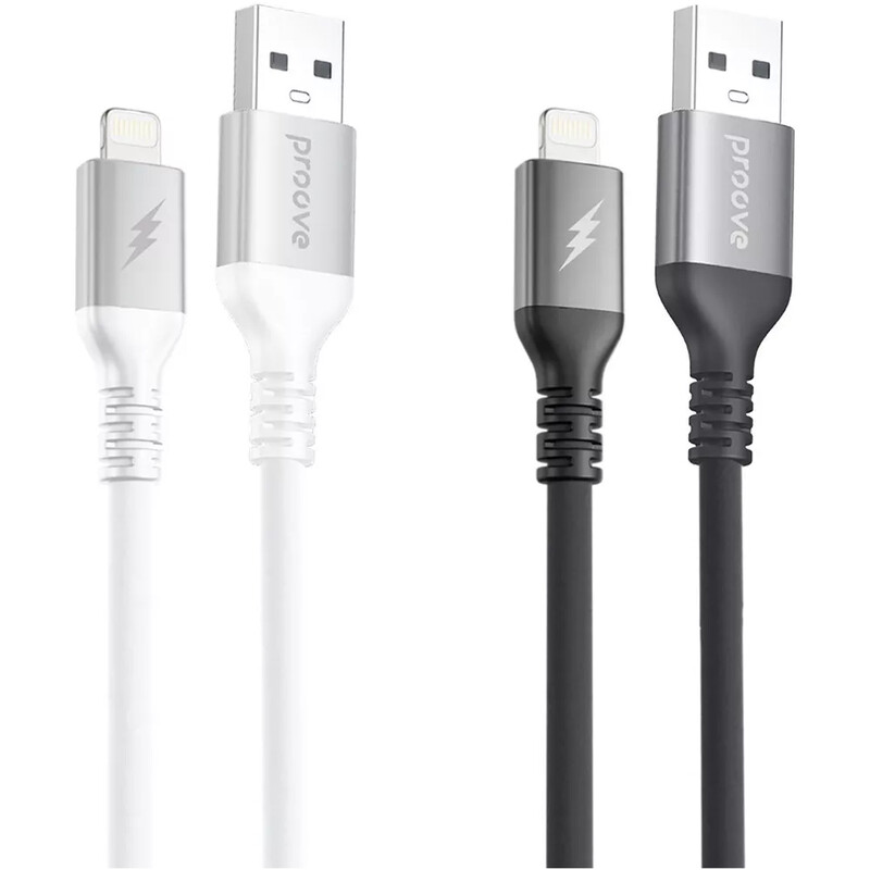 Кабель Proove ReGen Silicone USB-A to Lightning 12W 1 м, White (CCRS15001102)