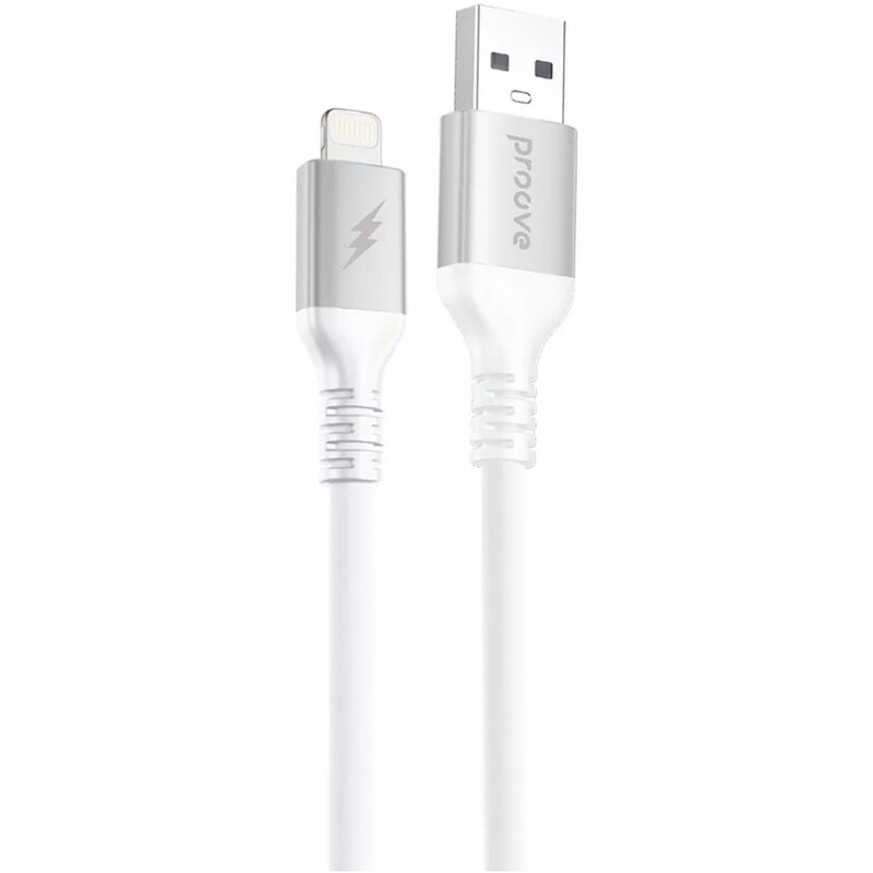 Кабель Proove ReGen Silicone USB-A to Lightning 12W 1 м, White (CCRS15001102)