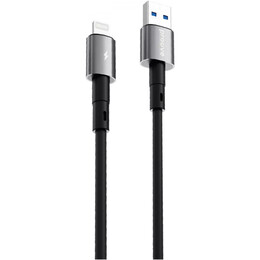 Кабель Proove Silicraft USB-A to Lightning 12W 1 м, Black (CCSC12001101)