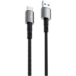 Кабель Proove Silicraft USB-A to USB Type-C 27W 1 м, Black (CCSC15001201)