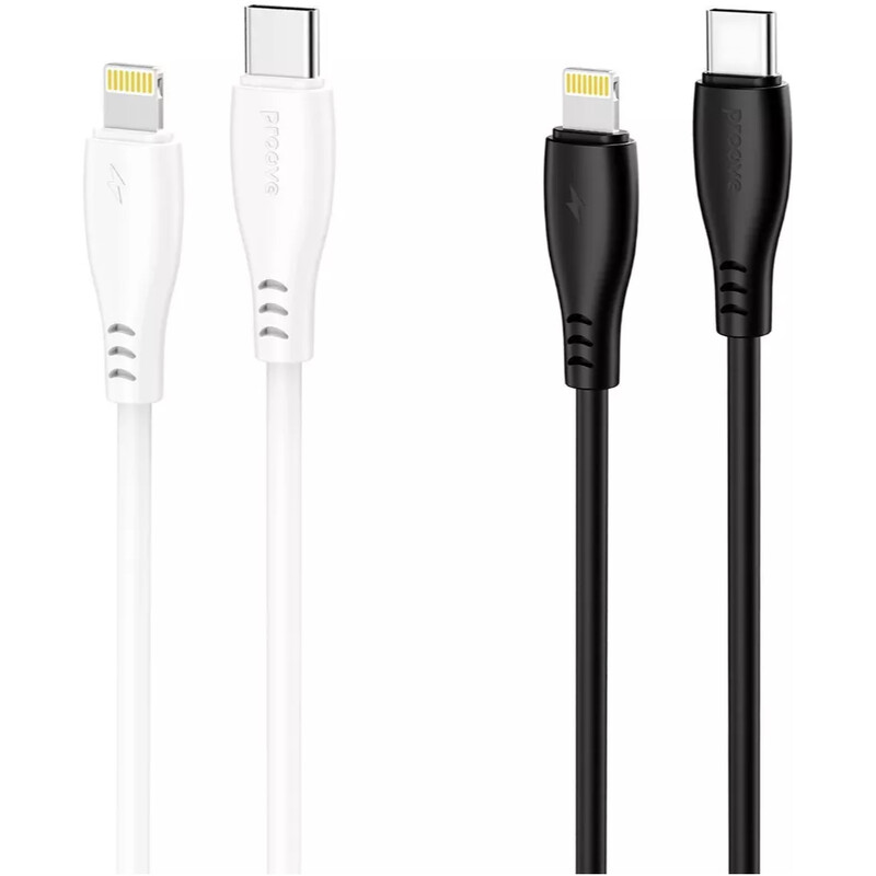 Кабель Proove Simple Silicone USB Type-C to Lightning 27W 1 м, Black (CCSS27002101)