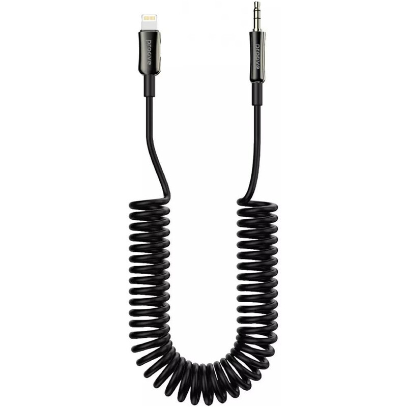 Кабель Proove Steel Spring Lightning - 3.5 мм (M/M), 1 м, Black (ACSS00005101)