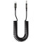 Фото - Кабель Proove Steel Spring USB Type-C - 3.5 мм (M/M), 1 м, Black (ACSS00005201) | click.ua