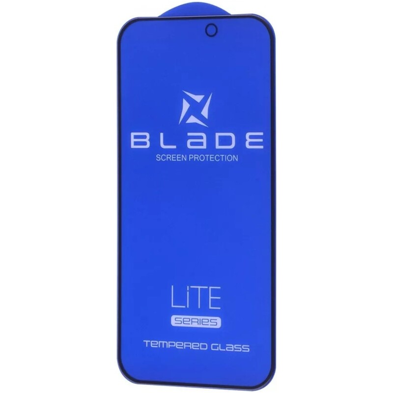 Защитное стекло Blade Lite Series Full Glue для iPhone 15 Pro black (2001001851514) без упаковки