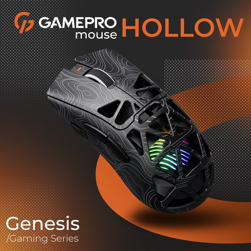 Миша бездротова GamePro Genesis Hollow (GM870HB)