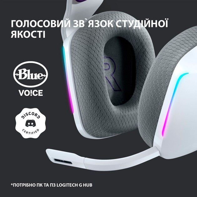 Гарнітура Logitech G733 White (981-000883)